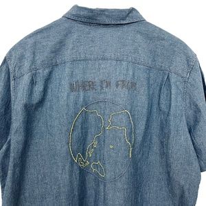 Levi’s Men’s Embroidered Classic One Pocket Short Sleeve Shirt XL